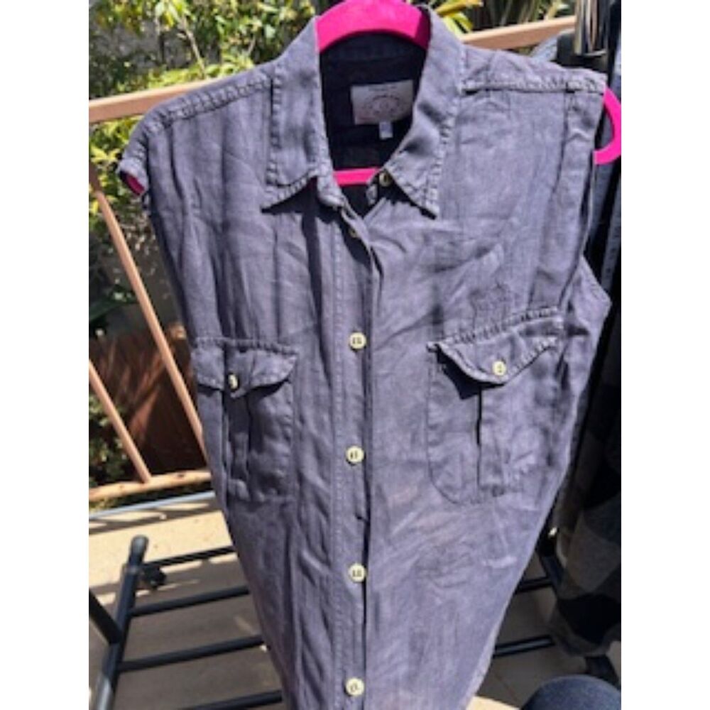 2 Piece Armani Linen Shirts - Picture 2 of 4